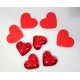 Petits coeurs rouges st valentin