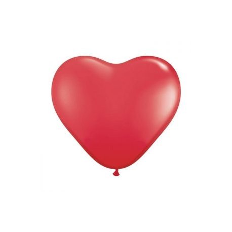 Ballons en forme de coeur Rouge