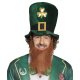 Chapeau vert avec barbe