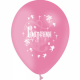 Ballons imprimés sur 1 face Bapteme
