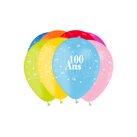 Ballons imprimés Jubile anniversaire 360°