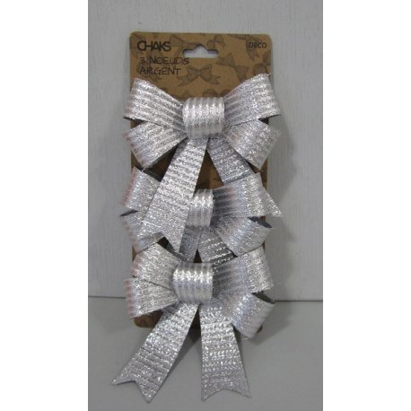 Set de 3 noeuds argent