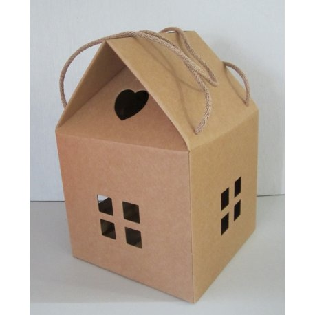 Boîtes cadeau maison Kraft 20 cm