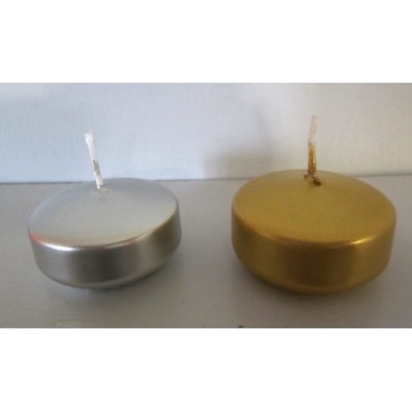 Bougies flottantes Or ou Argent