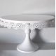 Présentoirs à gâteau en fer blanchi 18 cm