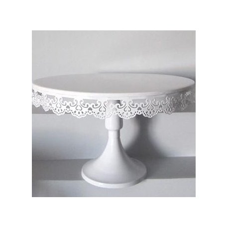 Présentoirs à gâteau en fer blanchi 18 cm