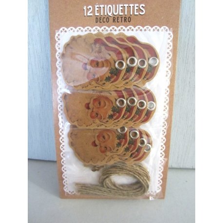 Etiquettes cadeaux autocollantes