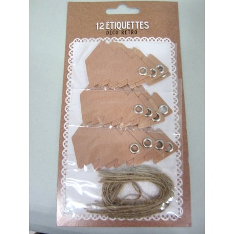 Etiquettes cadeaux autocollantes