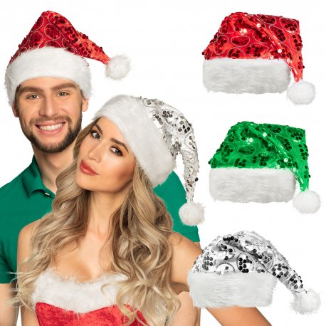 Bonnet de Noël 3 couleurs