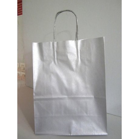 Sacs kraft argent 3 TAILLES