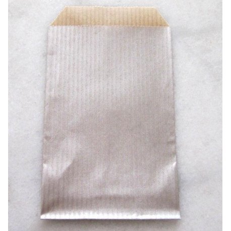 Pochettes papier kraft Argent mat