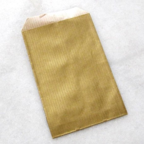 Pochettes papier kraft Or mat