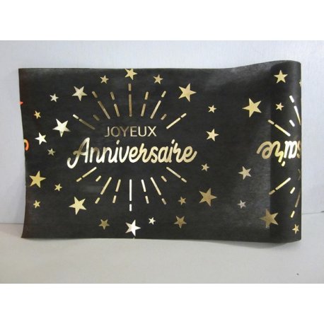 chemins de table Anniversaire