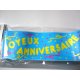 Banderolle Anniversaire Bleue