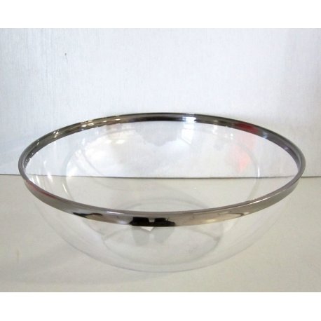 Saladier Rigide bordé argent 3 litres