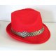 Chapeau Popstar rouge