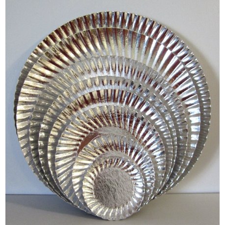 Assiettes en carton Argent