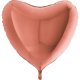 Ballons alu Coeur 20 cms 6 COULEURS DISPO