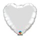 Ballons alu Coeur 20 cms 6 COULEURS DISPO