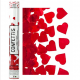 Canons à confettis Coeurs rouges 30 CM