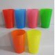 Verres couleurs plastique rigide