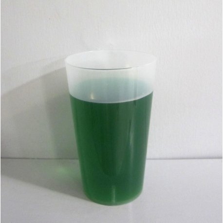 Verres couleurs plastique rigide