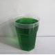 Verres couleurs plastique rigide