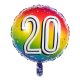 Ballon Alu 45 cm 20 Ans