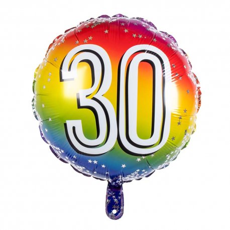 Ballon Alu 45 cm 30 Ans