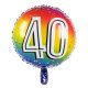 Ballon Alu 45 cm 40 Ans