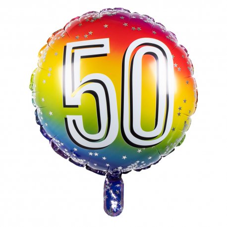 Ballon Alu 45 cm 50 Ans