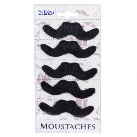Set 5 moustaches fiesta