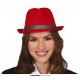 Chapeau Popstar rouge