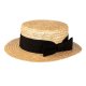 Chapeau canotier Luxe