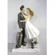 Figurines mariés Valise