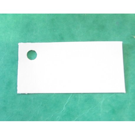Etiquettes rectangles Blanches
