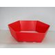 Boîte corbeille Hexagonale Rouge