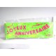 Banderolle Anniversaire Verte