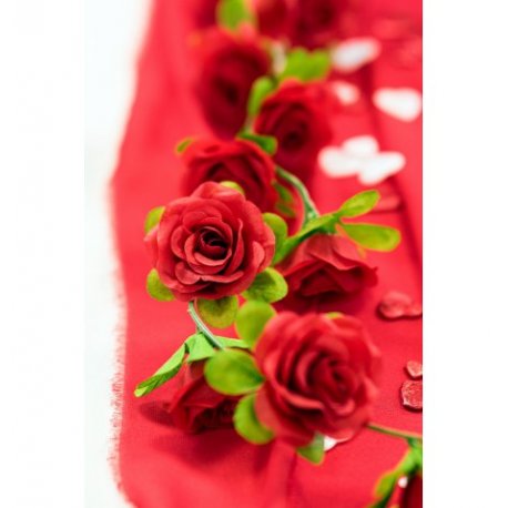 Guirlande Petites roses Rouges