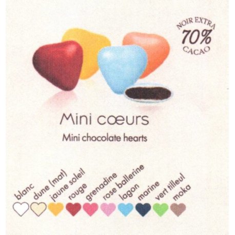 MINI COEURS CHOCOLAT