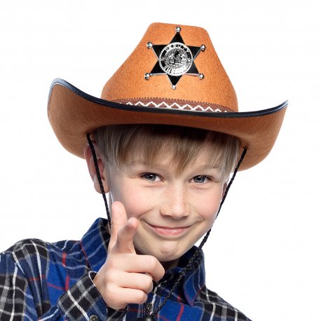 Chapeau sheriff enfant