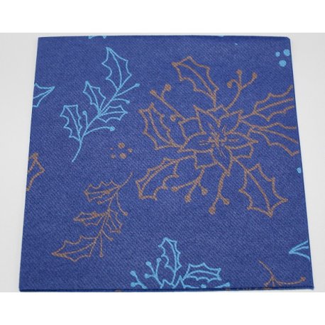 Serviettes épaisses Bleu