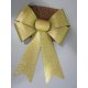 Noeud or pailleté 36 cm