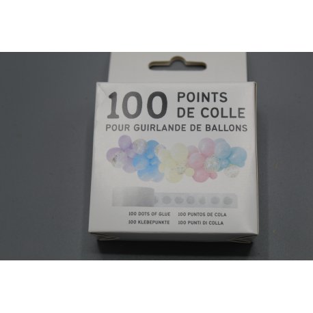 Rouleau 100 points de colle pour ballons