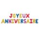 Guirlande anniversaire en Ballons