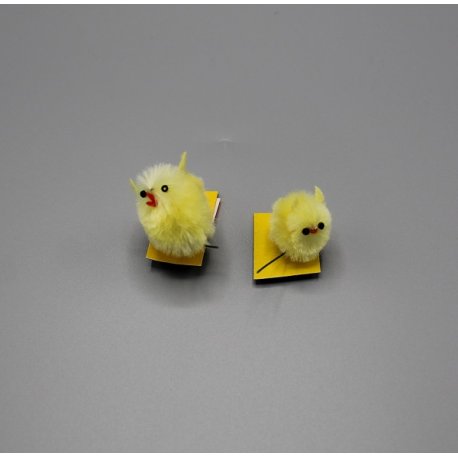 Poussins peluches déco de pâques