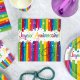 Serviettes anniversaire
