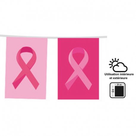 Guirlandes Octobre Rose