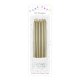 Bougies Longues Or ou Argent