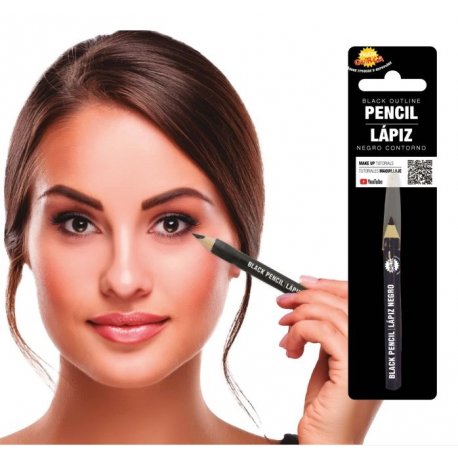 Crayon noir contour des yeux